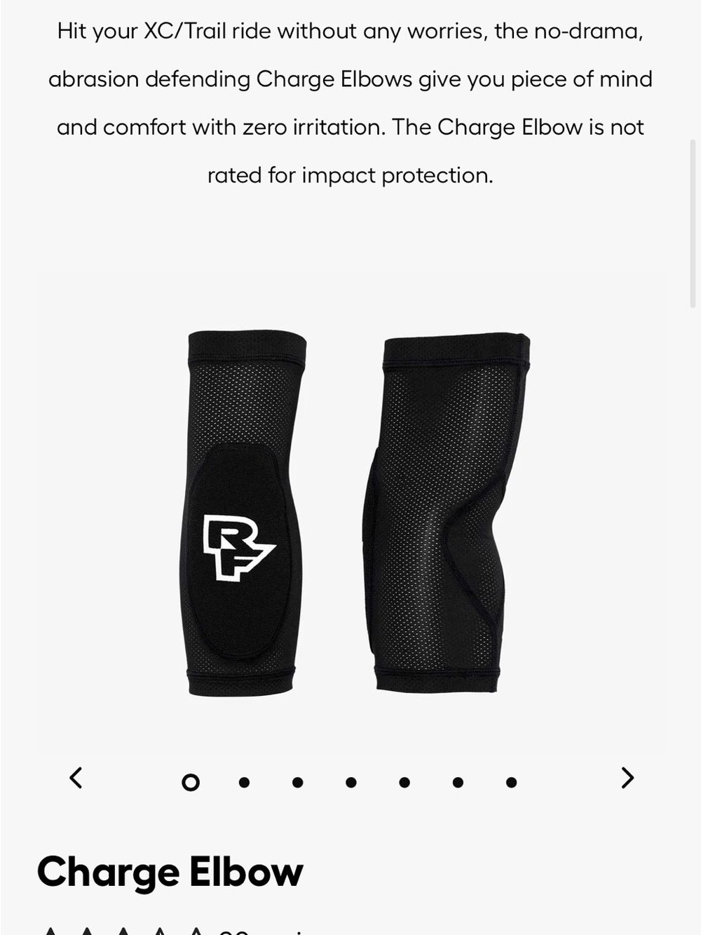 Women’s Charge Elbow Pads - Black